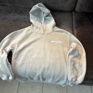 White Fox Boutique Men's Cream Hoodie